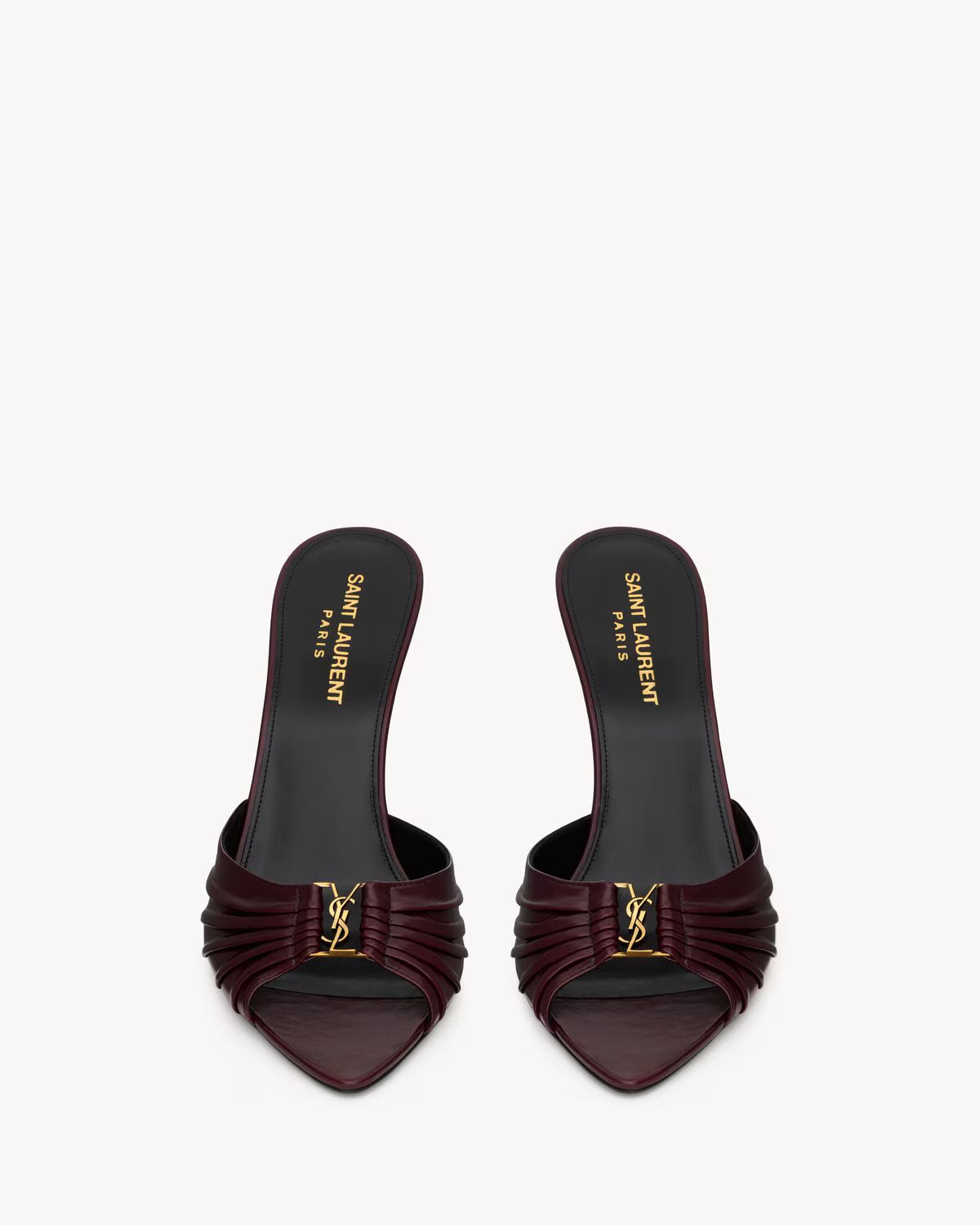 Y-sl Babylone Mules - Smooth Leather