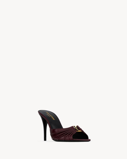 Y-sl Babylone Mules - Smooth Leather