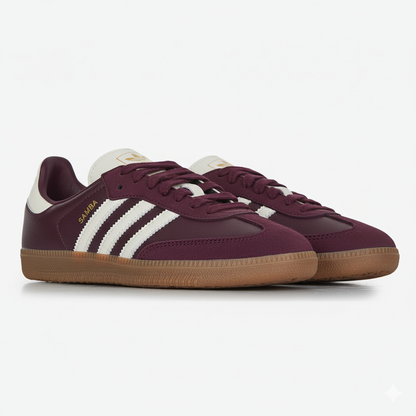 Samb-a Burgundy Viral Shoes