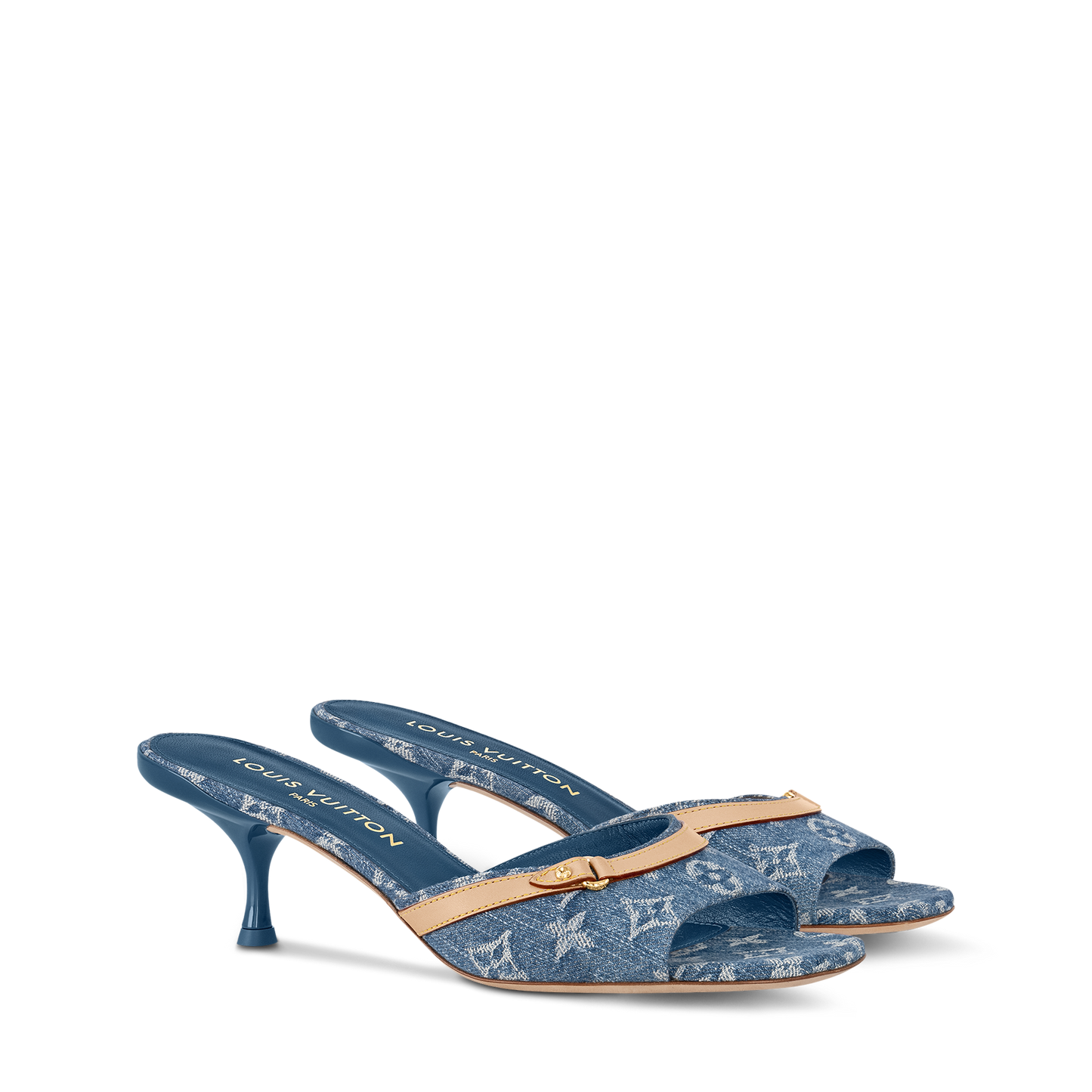 L-V Viral Kitten Heels (With Logo)