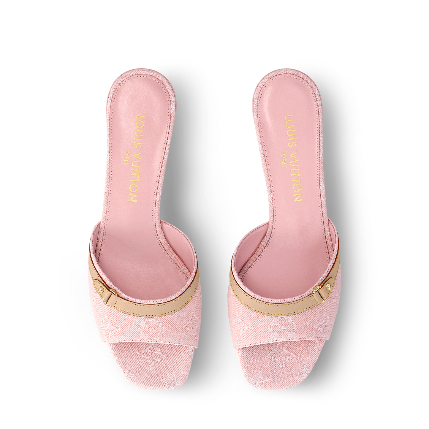 L-V Viral Kitten Heels (With Logo)