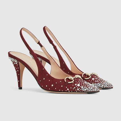 GC Crystal Viral Slingback Heels