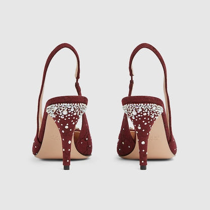 GC Crystal Viral Slingback Heels