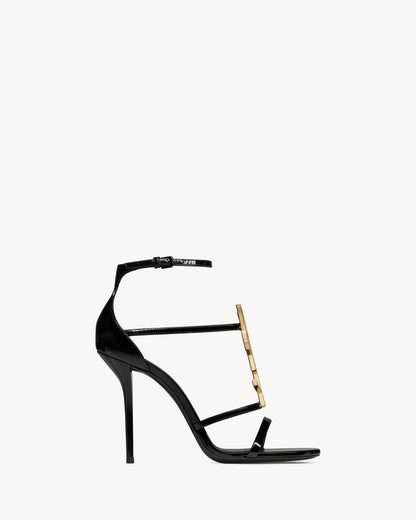 YS-L Cassandre Viral Heels with logo